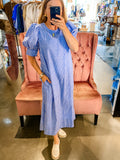 Andrea Stripe Midi Dress