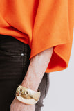 Milio Knit Top, Orange