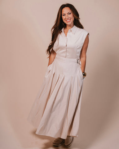 En Saison - Quince Midi Shirt Dress