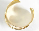 Gold Hammered Bangle