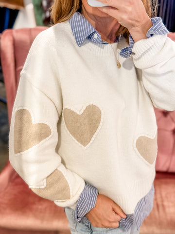 Haley Heart Sweater