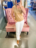Melissa Nepton - Quinn Top, Tan