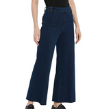 Erin Wide Leg Pant, Indigo