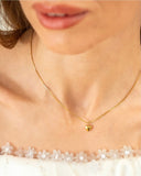 Tiny Puffy Heart Necklace