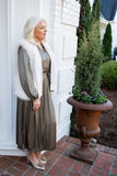 Kathy Fur Vest, Ivory