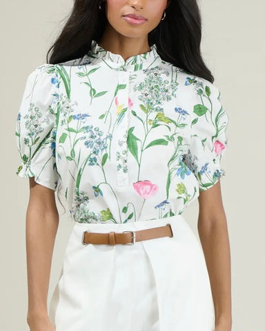 Clove Garden Floral Top