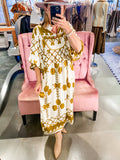 Frenchie Print Dress