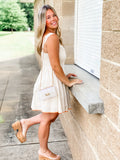 Lilly Linen Dress, Orange