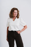Amanda Suede Top