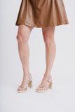 Janet Faux Leather Dress