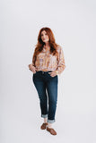 Cassie Print Top, Purple