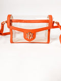Gracie Clear Bag, Orange