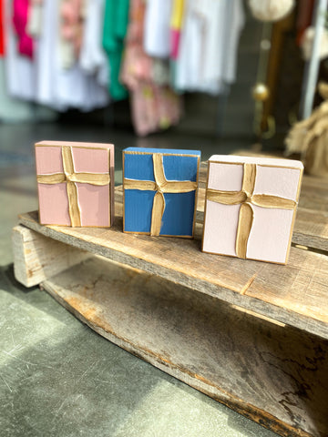 4 x 4 Gold Cross Art, 3 Colors