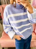 Everett Stripe Sweater, Blue