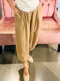 Rae Lantern Pant, Taupe