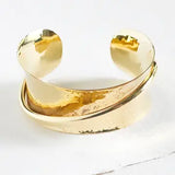 Gold Hammered Bangle