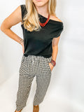 Fitz Gingham Pant