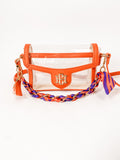 Gracie Clear Bag, Orange