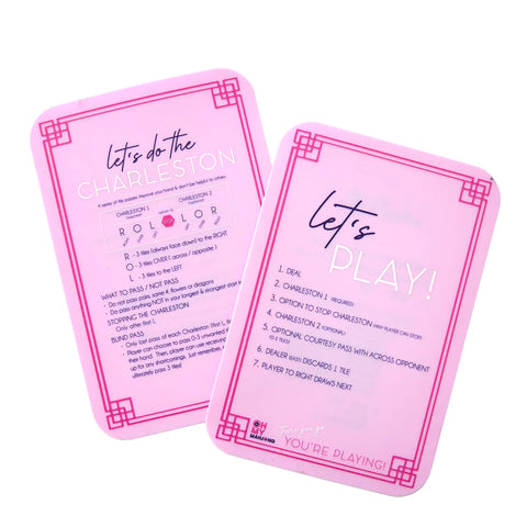 Pink Mahjong Shufflers