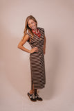 Gameday Stella Stripe Midi Dress