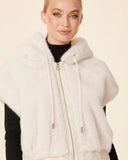 Dolce Cabo - Delaney Fur Hoody Vest