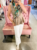Posey Plaid Vest Top
