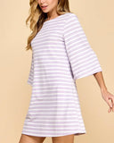 Lavender Stripe Dress