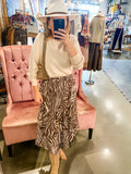Garfield Print Skirt