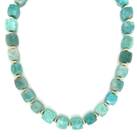 Amazonite Natural Gemstone Necklace