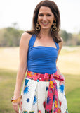 Cobalt Halter Top