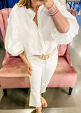 Elise Eyelet Top