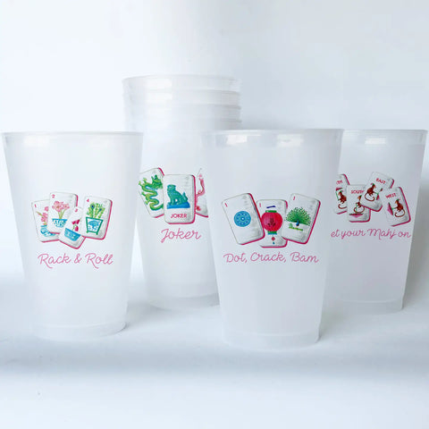 Mahjong Cups, Set of 8