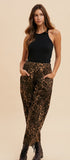 Leopard Barrel Pants