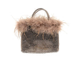 Lil Lady Feather Bag, Bronze