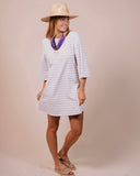 Lavender Stripe Dress