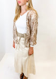 Sarah Suede Skirt