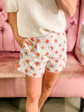 Ikat Print Shorts