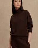 Varley - Barker High Neck Pullover, Coffee Bean