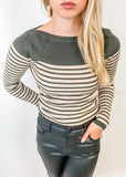Juney Stripe Pullover