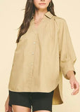 Frankie Button Up Top