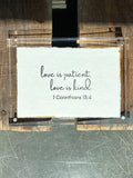 Bible Verse in Acrylic Frame