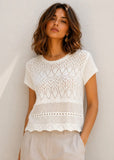 Anisi Open Knit Top