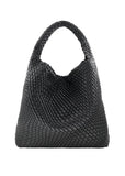 Billie Woven Handbag, Black