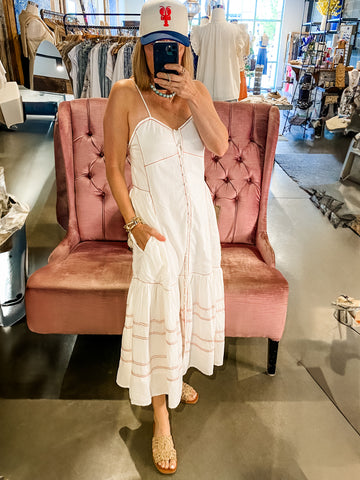 Jillian Top Stitch Dress