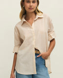 Z Supply - Seaport Button Up Top, Parchment