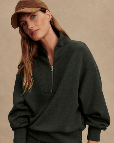 Varley - Davidson Pullover, Olive Marl