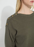 Adelaide Button Trim Pullover Sweater